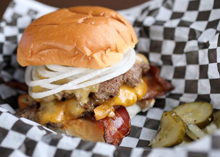 Tipsy Cow signature dishes Tipsy BurgerLamb BurgerKorean BBQ